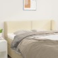 Testiera ad Orecchio Crema 147x23x78/88 cm in Similpelle Testiera ad Orecchio Crema 147x23x78/88 cm in Similpelle