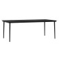 Set Mobili da Pranzo da Giardino 9 pz con Cuscini Marrone Set Mobili da Pranzo da Giardino 9 pz con Cuscini Marrone