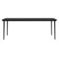Set Mobili da Pranzo da Giardino 9 pz con Cuscini Marrone Set Mobili da Pranzo da Giardino 9 pz con Cuscini Marrone