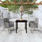 Set Mobili da Pranzo per Giardino 3 pz Antracite Set Mobili da Pranzo per Giardino 3 pz Antracite