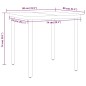Set Mobili da Pranzo per Giardino 3 pz Antracite Set Mobili da Pranzo per Giardino 3 pz Antracite