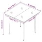 Set Mobili da Pranzo per Giardino 5 pz Marrone Set Mobili da Pranzo per Giardino 5 pz Marrone