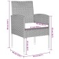 Set Mobili da Pranzo per Giardino 5 pz Antracite Set Mobili da Pranzo per Giardino 5 pz Antracite