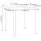 Set Mobili da Pranzo per Giardino 5 pz Antracite Set Mobili da Pranzo per Giardino 5 pz Antracite