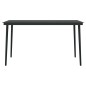 Set Mobili da Pranzo per Giardino 5 pz Nero Set Mobili da Pranzo per Giardino 5 pz Nero
