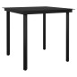 Set da Pranzo da Giardino 5 pz con Cuscini Polyrattan e Vetro Set da Pranzo da Giardino 5 pz con Cuscini Polyrattan e Vetro