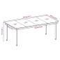 Set Mobili da Pranzo per Giardino 7 pz Grigio Chiaro Set Mobili da Pranzo per Giardino 7 pz Grigio Chiaro