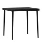 Set da Pranzo per Giardino 3 pz con Cuscini Marrone Set da Pranzo per Giardino 3 pz con Cuscini Marrone