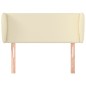 vidaXL Testiera ad Orecchio Crema 103x23x78/88 cm in Similpelle vidaXL Testiera ad Orecchio Crema 103x23x78/88 cm in Similpelle