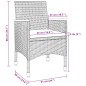 Set da Pranzo da Giardino con Cuscini 9 pz Polyrattan e Vetro Set da Pranzo da Giardino con Cuscini 9 pz Polyrattan e Vetro