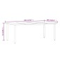 Set Mobili da Pranzo da Giardino 7 pz con Cuscini Grigio Set Mobili da Pranzo da Giardino 7 pz con Cuscini Grigio