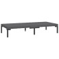 Set Divani da Giardino 10pz con Cuscini Polyrattan Grigio Scuro Set Divani da Giardino 10pz con Cuscini Polyrattan Grigio Scuro
