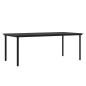 Set da Pranzo da Giardino 7 pz e Cuscini in Polyrattan e Vetro Set da Pranzo da Giardino 7 pz e Cuscini in Polyrattan e Vetro