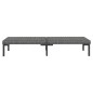 Set Divani Giardino 6 pz con Cuscini in Polyrattan Grigio Scuro Set Divani Giardino 6 pz con Cuscini in Polyrattan Grigio Scuro