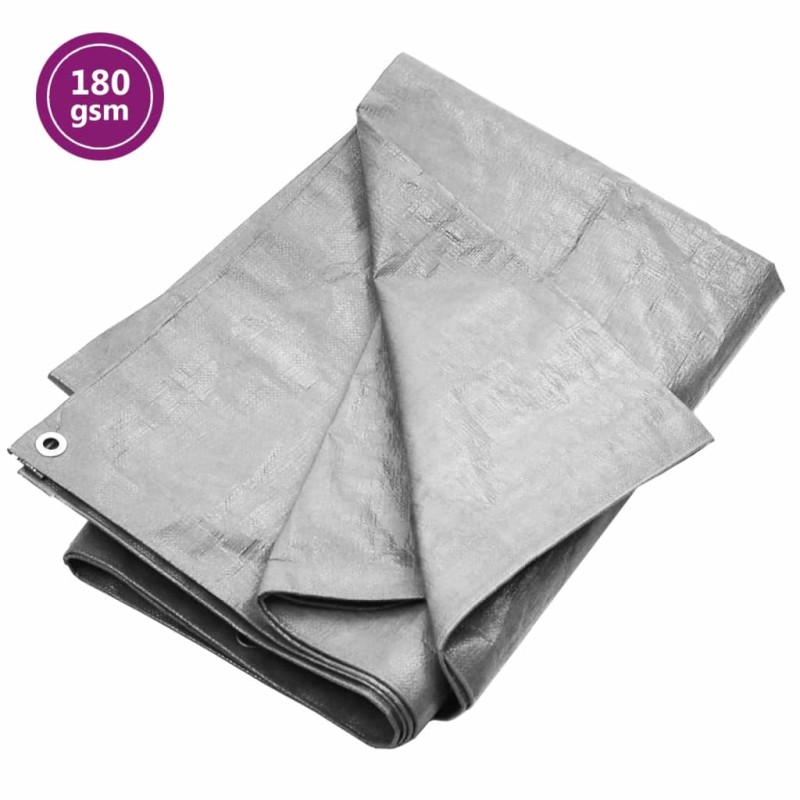 Telone 180 g/m² 4x6 m Grigio HDPE Telone 180 g/m² 4x6 m Grigio HDPE