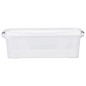 Scatole Portaoggetti con Coperchio 5 pz Trasparenti 7 L Scatole Portaoggetti con Coperchio 5 pz Trasparenti 7 L