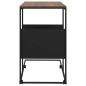 Tavolino con Ruote Nero 55x36x63,5 cm in Legno Multistrato Tavolino con Ruote Nero 55x36x63,5 cm in Legno Multistrato