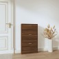 Scarpiera Rovere Marrone 59x17x108 cm in Legno Multistrato Scarpiera Rovere Marrone 59x17x108 cm in Legno Multistrato