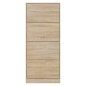 Scarpiera Rovere Sonoma 63x24x147 cm in Legno Multistrato