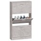 Scarpiera Grigio Cemento 59x17x108 cm in Legno Multistrato Scarpiera Grigio Cemento 59x17x108 cm in Legno Multistrato
