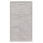 Scarpiera Grigio Cemento 59x17x108 cm in Legno Multistrato Scarpiera Grigio Cemento 59x17x108 cm in Legno Multistrato
