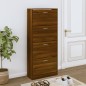 Scarpiera Rovere Marrone 63x24x147 cm in Legno Multistrato Scarpiera Rovere Marrone 63x24x147 cm in Legno Multistrato