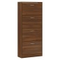 Scarpiera Rovere Marrone 63x24x147 cm in Legno Multistrato Scarpiera Rovere Marrone 63x24x147 cm in Legno Multistrato