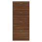 Scarpiera Rovere Marrone 63x24x147 cm in Legno Multistrato Scarpiera Rovere Marrone 63x24x147 cm in Legno Multistrato