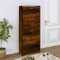 Scarpiera Rovere Fumo 63x24x147 cm in Legno Multistrato Scarpiera Rovere Fumo 63x24x147 cm in Legno Multistrato