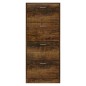 Scarpiera Rovere Fumo 63x24x147 cm in Legno Multistrato Scarpiera Rovere Fumo 63x24x147 cm in Legno Multistrato
