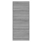 Scarpiera Grigio Sonoma 63x24x147 cm in Legno Multistrato