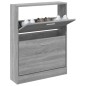 Scarpiera Grigio Sonoma 59x17x81 cm in Legno Multistrato Scarpiera Grigio Sonoma 59x17x81 cm in Legno Multistrato