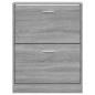 Scarpiera Grigio Sonoma 59x17x81 cm in Legno Multistrato Scarpiera Grigio Sonoma 59x17x81 cm in Legno Multistrato