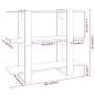Libreria/Divisorio Grigio Sonoma 100x30x87 cm Libreria/Divisorio Grigio Sonoma 100x30x87 cm
