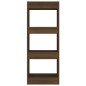 Libreria/Divisorio Marrone Rovere 40x30x103 cm in Truciolato