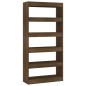 Libreria/Divisorio Marrone Rovere 80x30x166 cm in Truciolato Libreria/Divisorio Marrone Rovere 80x30x166 cm in Truciolato