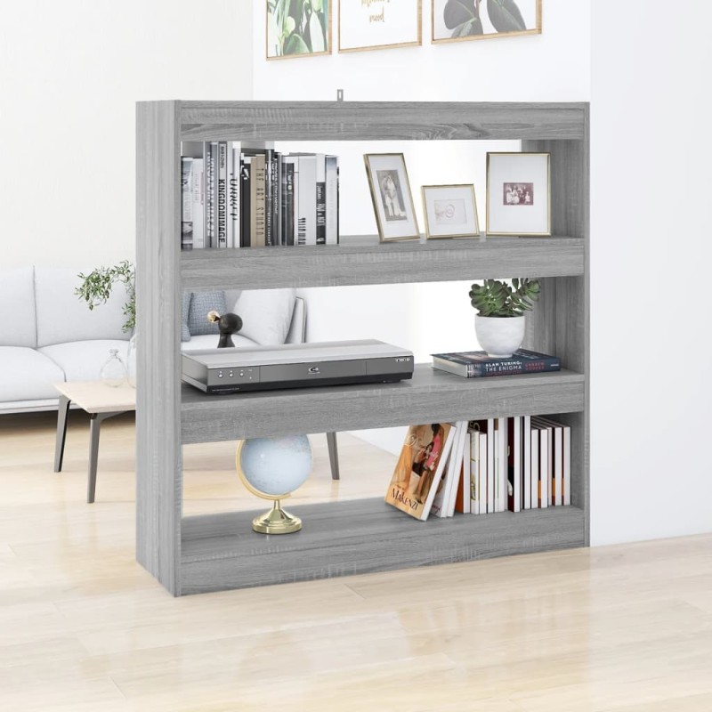 Libreria/Divisorio Grigio Sonoma 100x30x103 cm Libreria/Divisorio Grigio Sonoma 100x30x103 cm