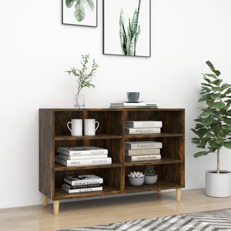 Credenza Rovere Fumo 103,5x35x70 cm in Legno Multistrato Credenza Rovere Fumo 103,5x35x70 cm in Legno Multistrato