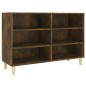 Credenza Rovere Fumo 103,5x35x70 cm in Legno Multistrato Credenza Rovere Fumo 103,5x35x70 cm in Legno Multistrato