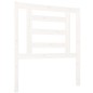 Testiera per Letto Bianca 81x4x100 cm in Legno Massello di Pino Testiera per Letto Bianca 81x4x100 cm in Legno Massello di Pino