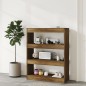 Libreria/Divisorio Rovere Marrone 80x30x103cm Legno Multistrato Libreria/Divisorio Rovere Marrone 80x30x103cm Legno Multistrato
