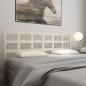 Testiera per Letto 185,5x4x100 cm in Legno Massello di Pino