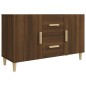 Credenza Rovere Marrone 100x36x60 cm in Legno Multistrato Credenza Rovere Marrone 100x36x60 cm in Legno Multistrato