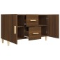 Credenza Rovere Marrone 100x36x60 cm in Legno Multistrato Credenza Rovere Marrone 100x36x60 cm in Legno Multistrato