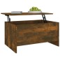 Tavolino Salotto Rovere Fumo 80x55,5x41,5 cm Legno Multistrato Tavolino Salotto Rovere Fumo 80x55,5x41,5 cm Legno Multistrato