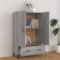 Credenza Grigio Sonoma 70x31x115 cm in Legno Multistrato Credenza Grigio Sonoma 70x31x115 cm in Legno Multistrato
