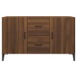 Credenza Rovere Marrone 100x36x60 cm in Legno Multistrato