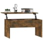 Tavolino Rovere Fumo 80x50,5x41,5 cm in Legno Multistrato Tavolino Rovere Fumo 80x50,5x41,5 cm in Legno Multistrato