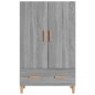 Credenza Grigio Sonoma 70x31x115 cm in Legno Multistrato Credenza Grigio Sonoma 70x31x115 cm in Legno Multistrato