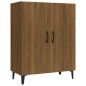 Credenza Rovere Marrone 70x34x90 cm in Legno Multistrato Credenza Rovere Marrone 70x34x90 cm in Legno Multistrato